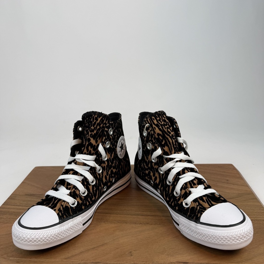 New Womens Converse Chuck Taylor All Star Hi Leopard Sneaker Shoe Size 5.5 M NIB - Picture 5 of 8